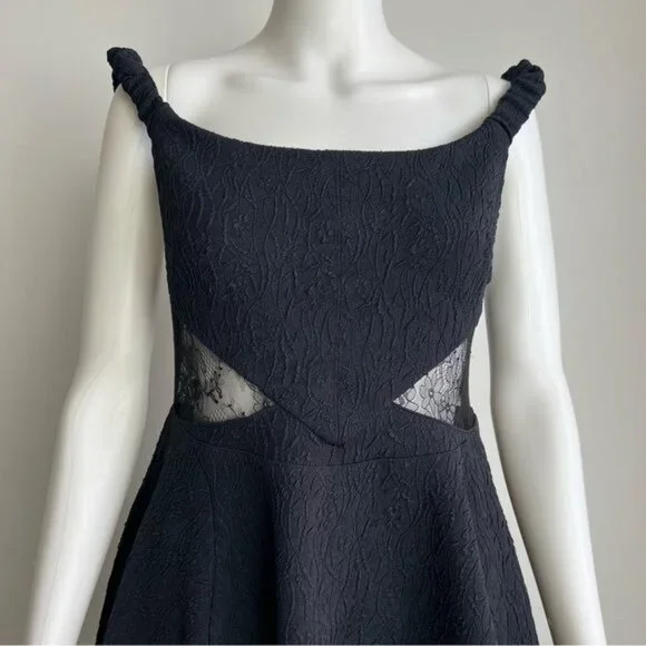 Free People Brooklyn Mini Dress in Black - M - Picture 8 of 8